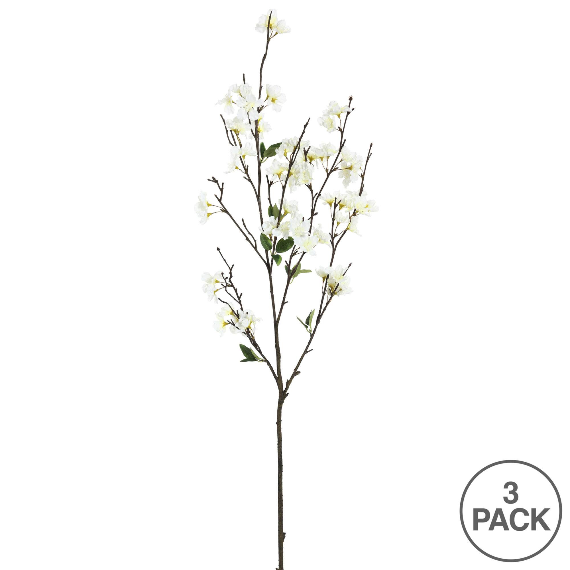 White Cherry Blossom Spray, 3ct.